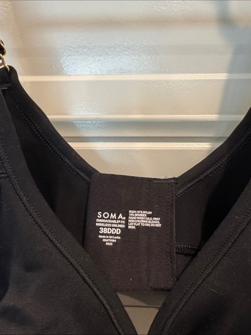 Soma Wireless Bra set  - Black and Nude NWOT - Picture 9 of 10